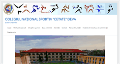 Desktop Screenshot of cnscetatedeva.ro